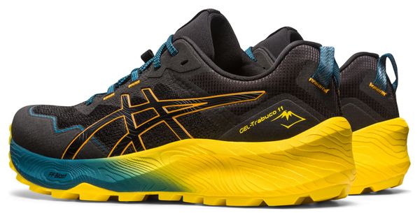 Chaussures de Trail Running Asics Gel Trabuco 11 Noir Bleu Jaune