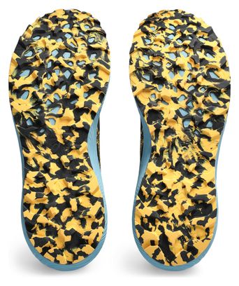 Asics Trabuco Terra 2 Black Blue Yellow Men's Trail Shoes