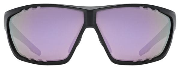 Uvex Sportstyle 706 CV Brille Schwarz/Violett verspiegelte Gläser