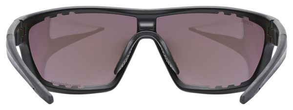 Uvex Sportstyle 706 CV Brille Schwarz/Violett verspiegelte Gläser