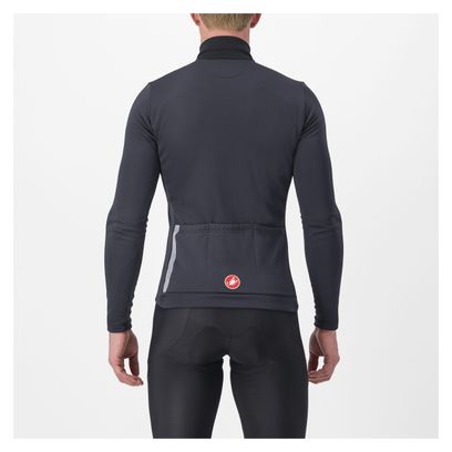 Castelli Entrata Thermal Long Sleeve Jersey Black/Red