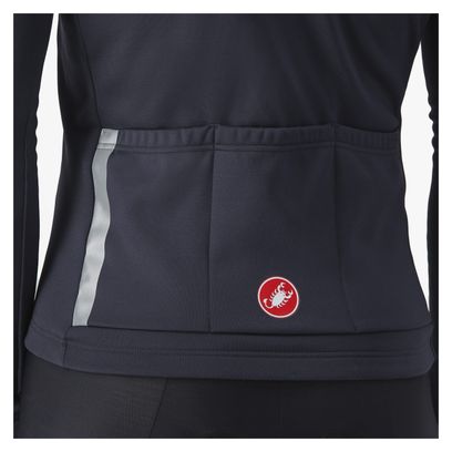 Castelli Entrata Thermal Long Sleeve Jersey Black/Red