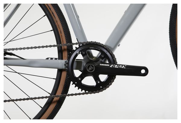 Gravel bike Fluide Race Sram Apex 11V 700 mm Gris Violet