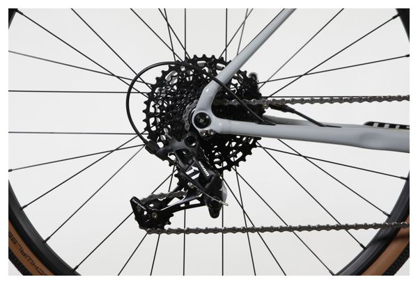 Fluide Race Gravel Bike Sram Apex 11S 700 mm Grigio Porpora 2023