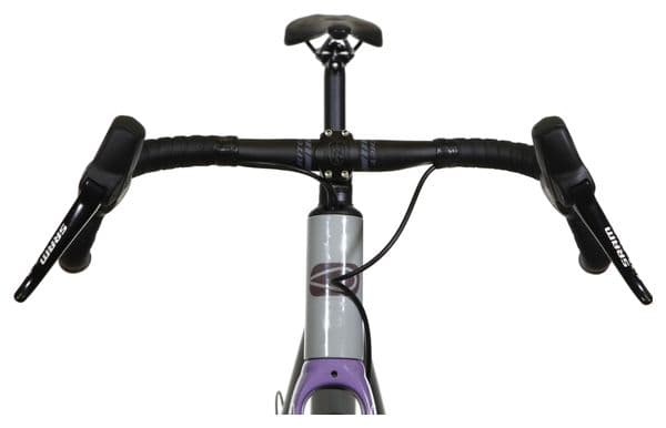 Fluide Race Gravel Bike Sram Apex 11S 700 mm Grau Violett 2023