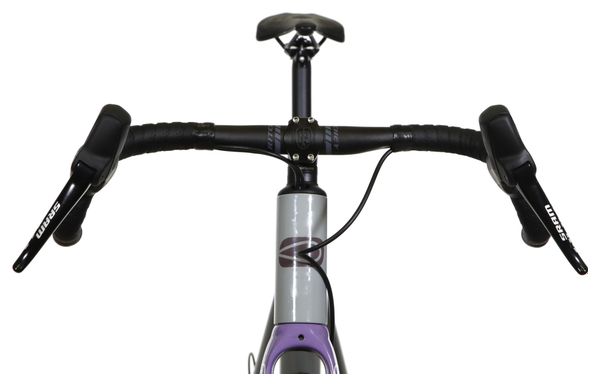 Gravel bike Fluide Race Sram Apex 11V 700 mm Gris Violet