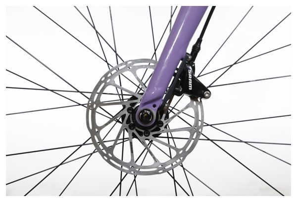 Fluide Race Gravel Bike Sram Apex 11S 700 mm Grau Violett 2023