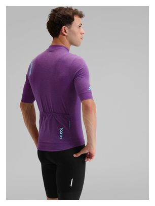 Men's ARC Merino Short-Sleeve Jersey in Purple
