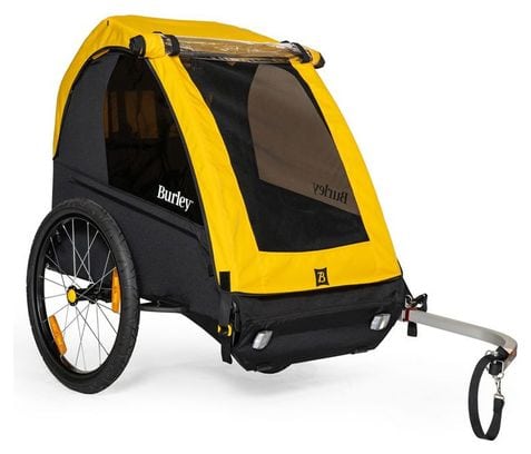 Burley Honey Bee Tandem Child Trailer Yellow