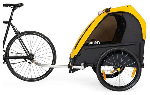 Burley Bee Tandem-Kinderanhänger Gelb