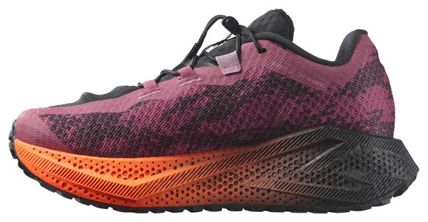 Chaussures Running Salomon Aero Glide 4 GRVL Rose/Noir/Orange Femme