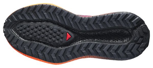 Chaussures Running Salomon Aero Glide 4 GRVL Rose/Noir/Orange Femme