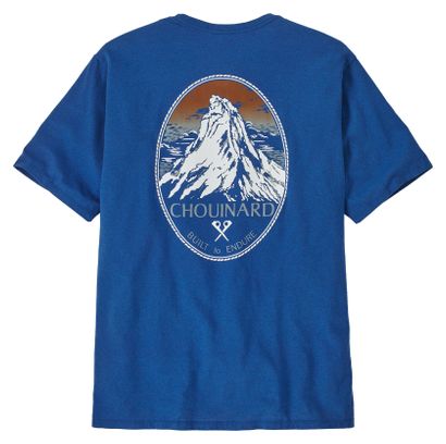 Patagonia Chouinard Crest Pocket Responsibili-T T-Shirt Blue