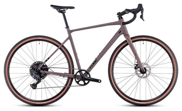 Vélo de Gravel Cube Nuroad One microSHIFT Sword 10V 700 mm Marron Cedar 2025