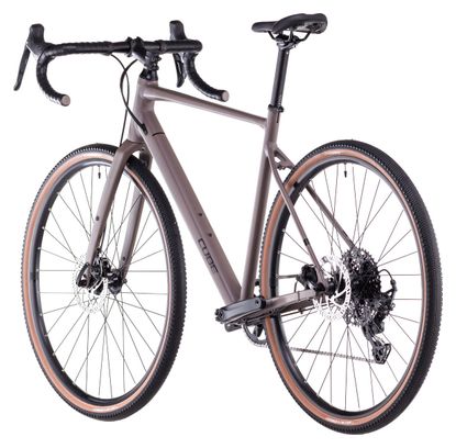 Vélo de Gravel Cube Nuroad One microSHIFT Sword 10V 700 mm Marron Cedar 2025