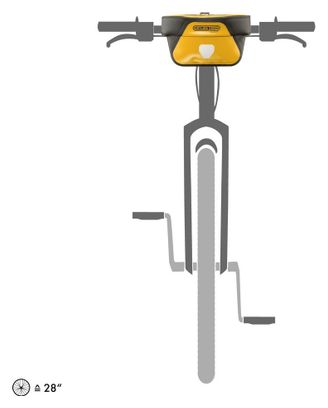 Ortlieb Ultimate Six Classic 5L Stuurtas Zon Geel Zwart