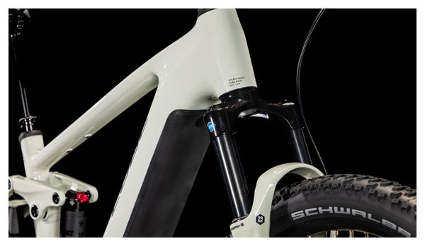 VTT Électrique Tout-Suspendu Cube Stereo Hybrid One22 Pro 600 Shimano Cues 10V 600 Wh 27.5'' Beige Desert Stone 2025