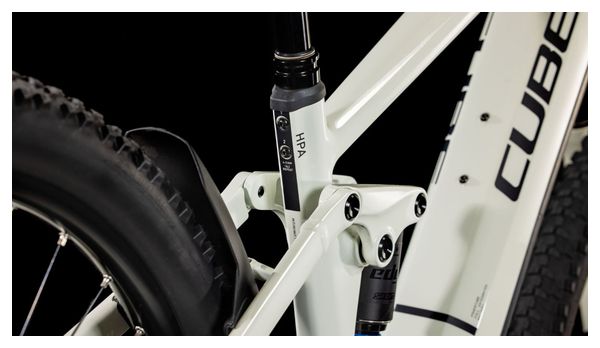 VTT Électrique Tout-Suspendu Cube Stereo Hybrid One22 Pro 600 Shimano Cues 10V 600 Wh 27.5'' Beige Desert Stone 2025