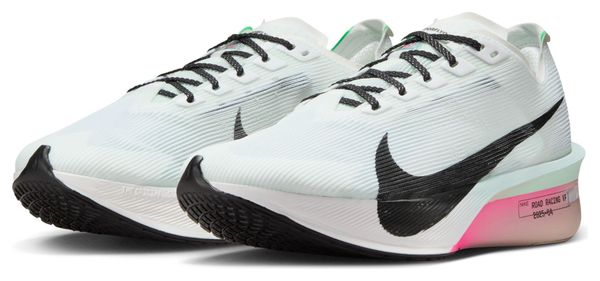 Nike Vaporfly 4 Laufschuhe Weiß/Rosa/Blau Damen