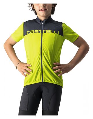 Castelli Neo Prologo Kinder Trui Geel/Blauw