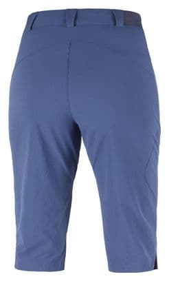 Pantalon Bermuda Salomon Wayfarer Bleu Femme