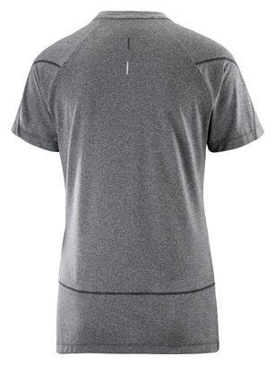 Women's short-sleeved shirt Salomon Cross Run Grey