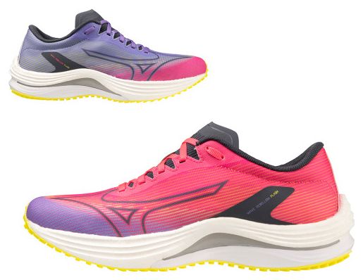 Running Shoes Mizuno Women's Wave Rebellion Flash Pink Violet