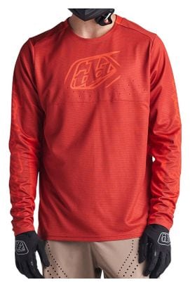 Troy Lee Designs Sprint Icon Orange Long Sleeve Jersey