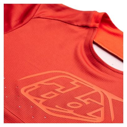 Troy Lee Designs Sprint Icon Orange Long Sleeve Jersey