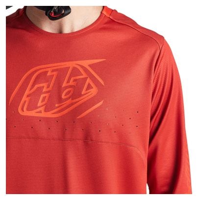 Maillot de manga larga Troy Lee Designs Sprint Icon Naranja