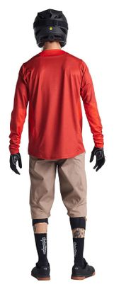 Maillot de manga larga Troy Lee Designs Sprint Icon Naranja