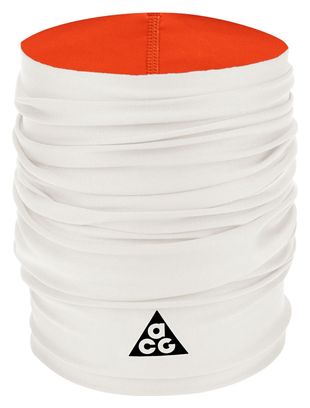 Bufanda reversible Nike ACG naranja/blanca