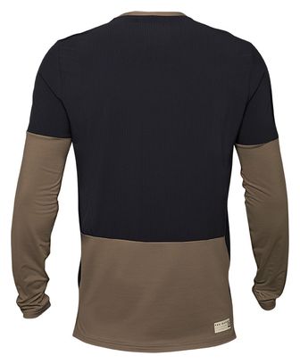 Maglia Defend Thermal a maniche lunghe Marrone/Nero