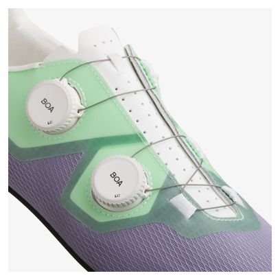 Zapatillas de carretera Fizik Lyra moradas/verdes