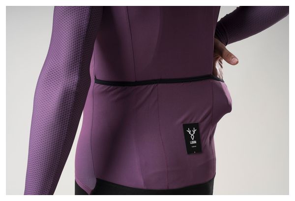Maglia a maniche lunghe LeBram Turini Violet Plum