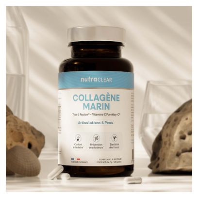 Collagène Marin Peptan® (120 Gélules) - Nutraclear -  Collagène
