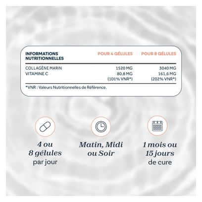 Collagène Marin Peptan® (120 Gélules) - Nutraclear -  Collagène