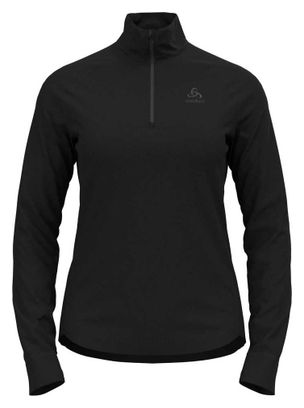 Pull 1/2 Zip Odlo Berra Noir Femme 