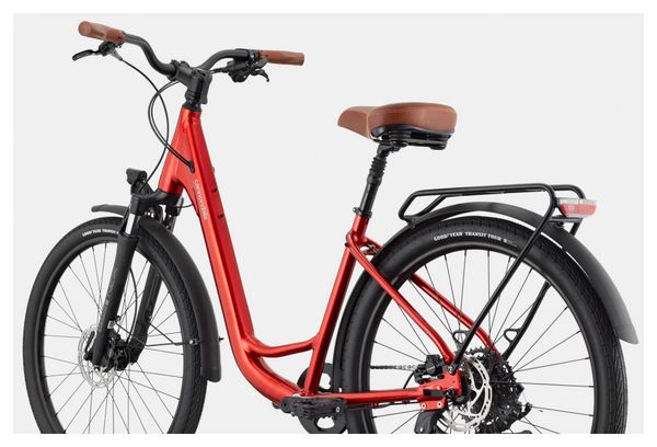 Bicicleta urbana Cannondale Adventure EQ microSHIFT 8S 27,5'' Rojo Caramelo