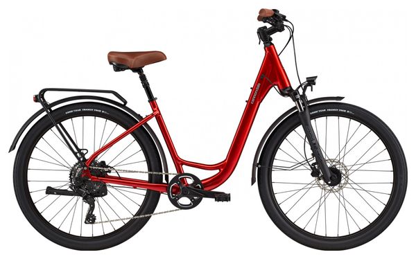 Vélo de Ville Cannondale Adventure EQ microSHIFT 8V 27.5'' Rouge Candy