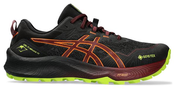 Asics GEL-Trabuco 11 GTX Negro Rojo Zapatillas de trail para hombre