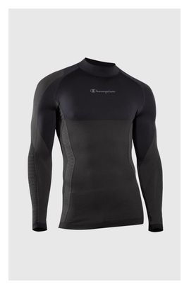 Champion Seamless Thermal Long Sleeve Jersey Black