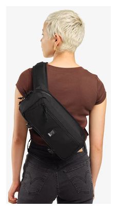 Chrome Mini Ziptop Waistpack Shoulder Bag Black