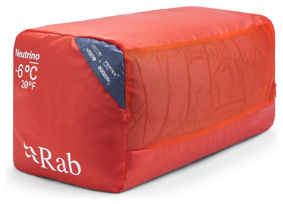 RAB Neutrino Schlafsack -6 °C Grau/Gelb