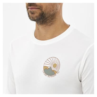 T-Shirt Manches Longues Lafuma Shield Blanc