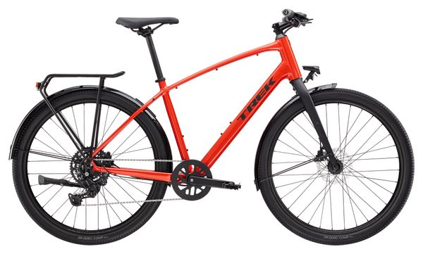 Vélo Fitness Trek Dual Sport 2 Equipped Shimano Cues 9V 27.5'' Rouge Gén 5