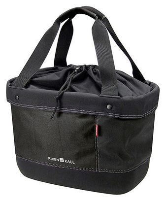 Klickfix Handlebar bag tissu Shopper Alingo Black