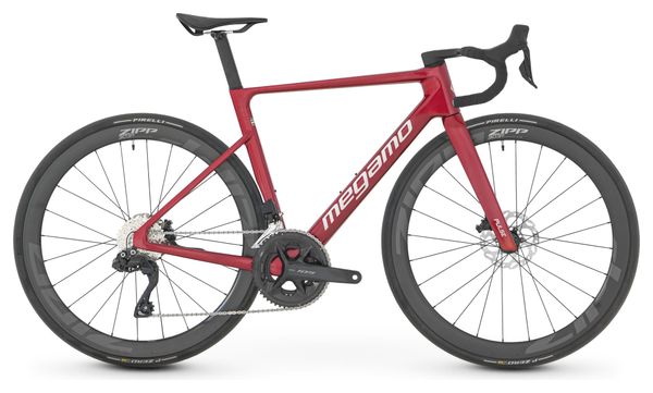 Bicicleta de carretera Megamo Pulse 15 CW Shimano 105 Di2 12V 700 mm Roja 2026