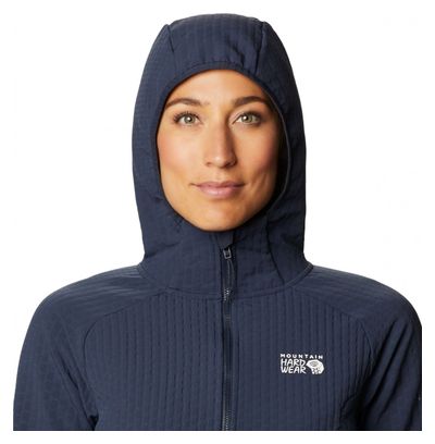 Mountain Hardwear Polaire Keele Ascent W Sudadera Con Capucha Gris S Mujer