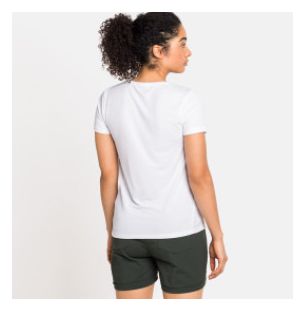 Odlo F-Dry Korte Mouw Jersey Wit Vrouw